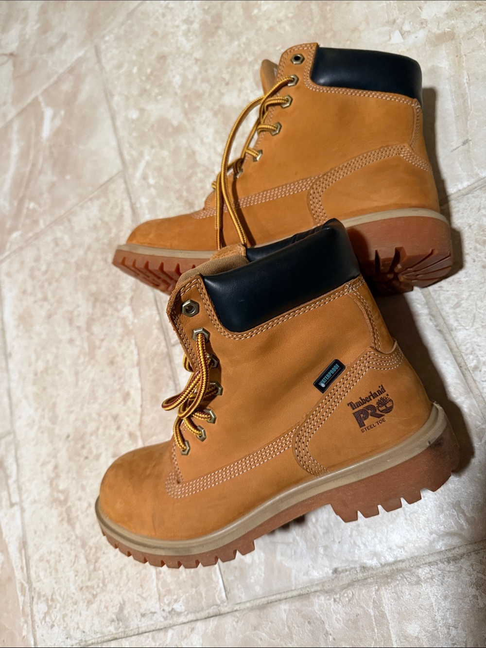 Timberland Pro women’s 8.5 Wheat Lace-Up Work Boots